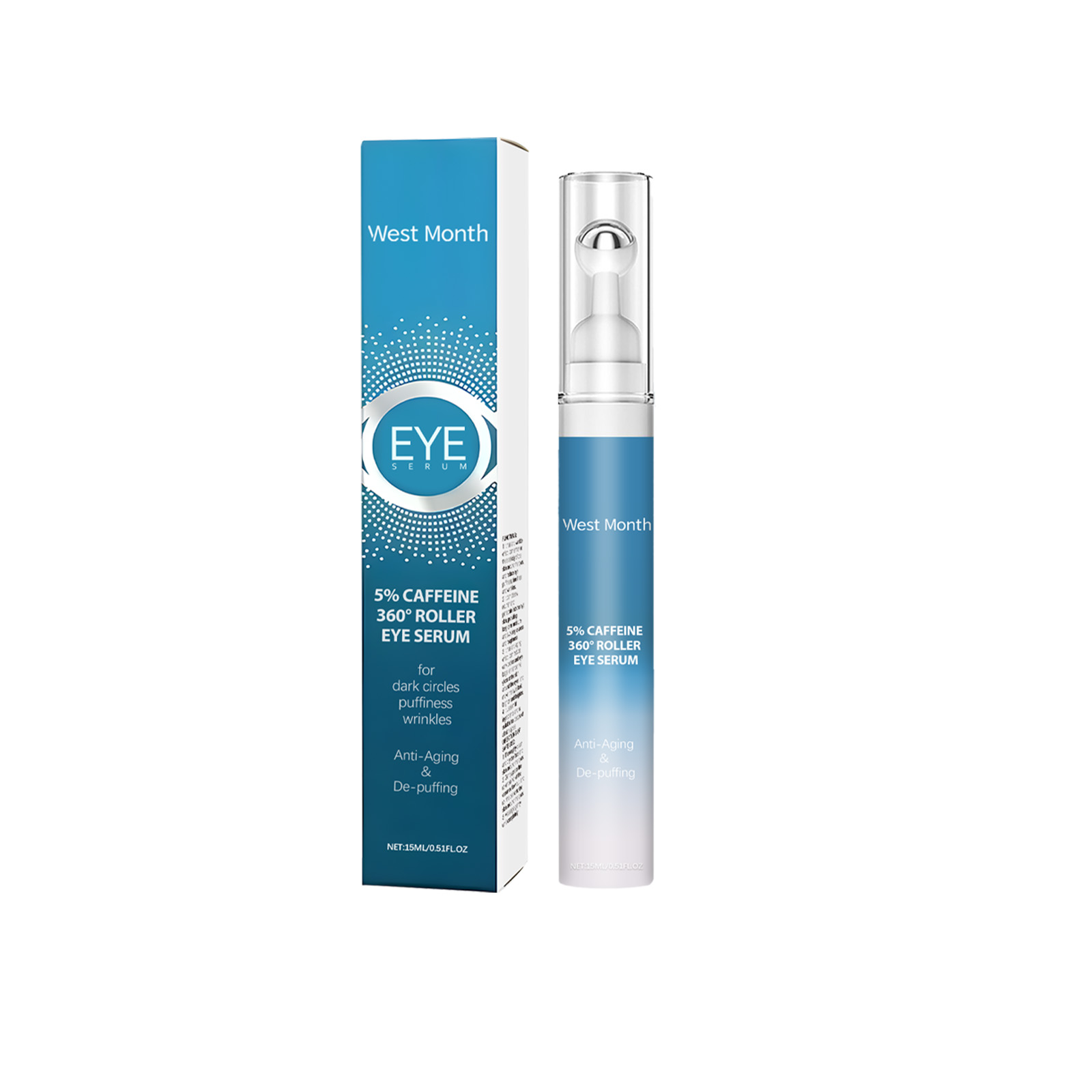 West Month Moisturizing Eye Cream, Moisturizing Skin Lines And Gloss Skin Care Massage Eye Cream