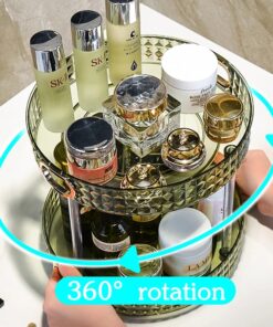 Cosmetic Rotating Storage Rack Shelf