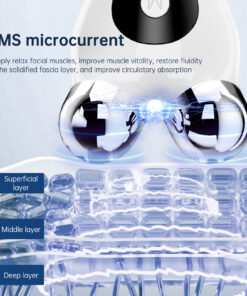 Alternative view of Roller face slimming instrument EMS light therapy home facial V face beauty instrument lifting and firming electric face massager