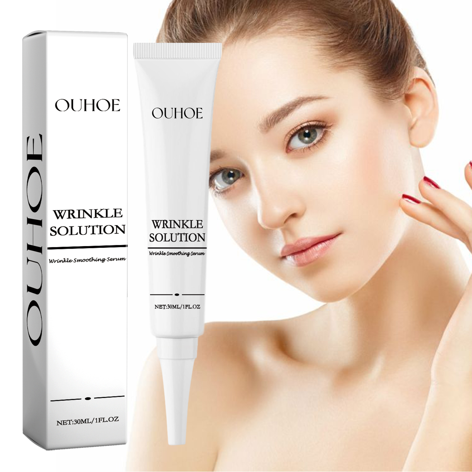 OUHOE Anti-Wrinkle Serum, Firming Facial Skin, Lightening Fine Lines, Lifting Hair Lines, Brightening Skin Essence - Image 2