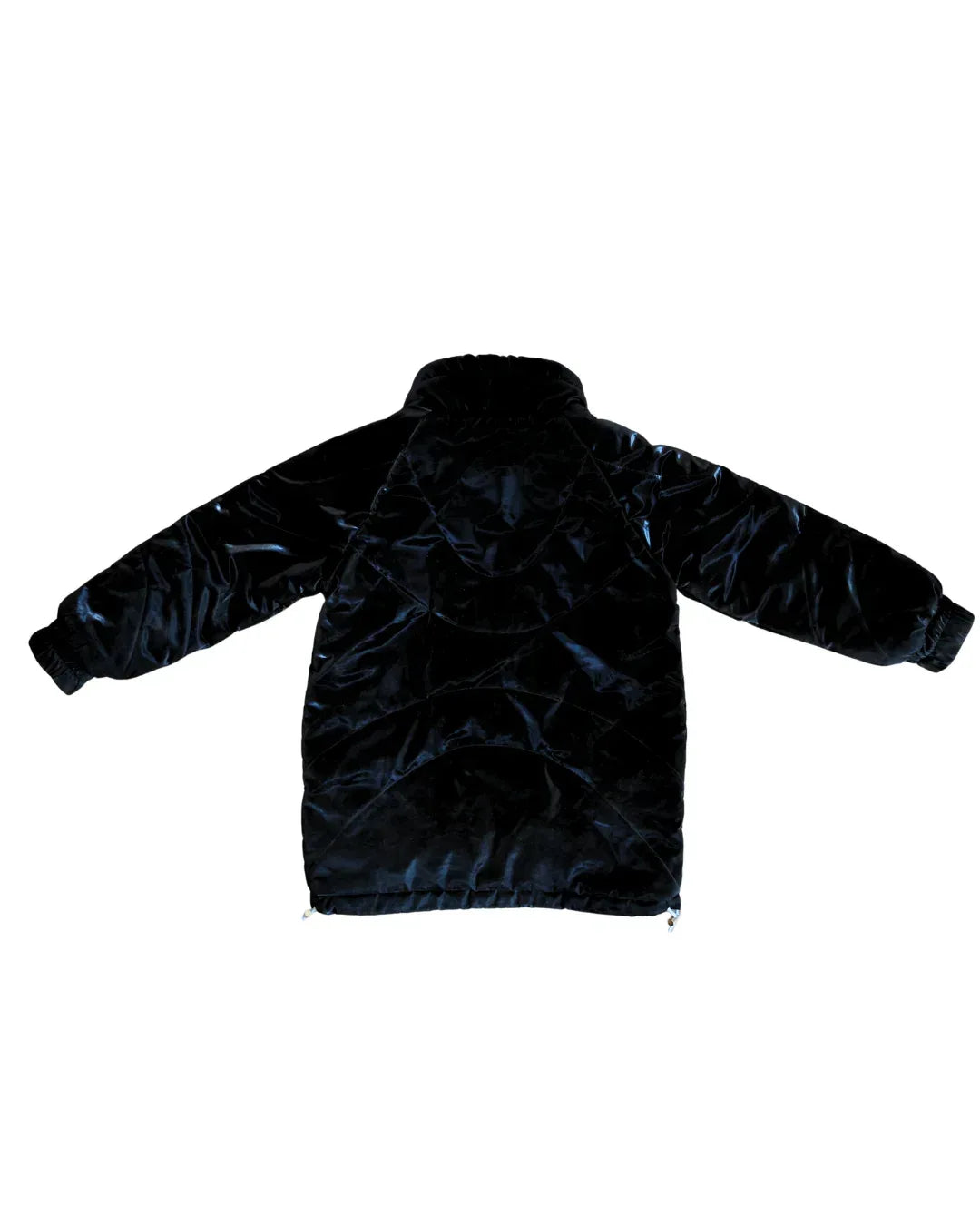Kid’s Wool Puff Jacket – Black – Natural, Non-Toxic & Insulated with 100% Wool
