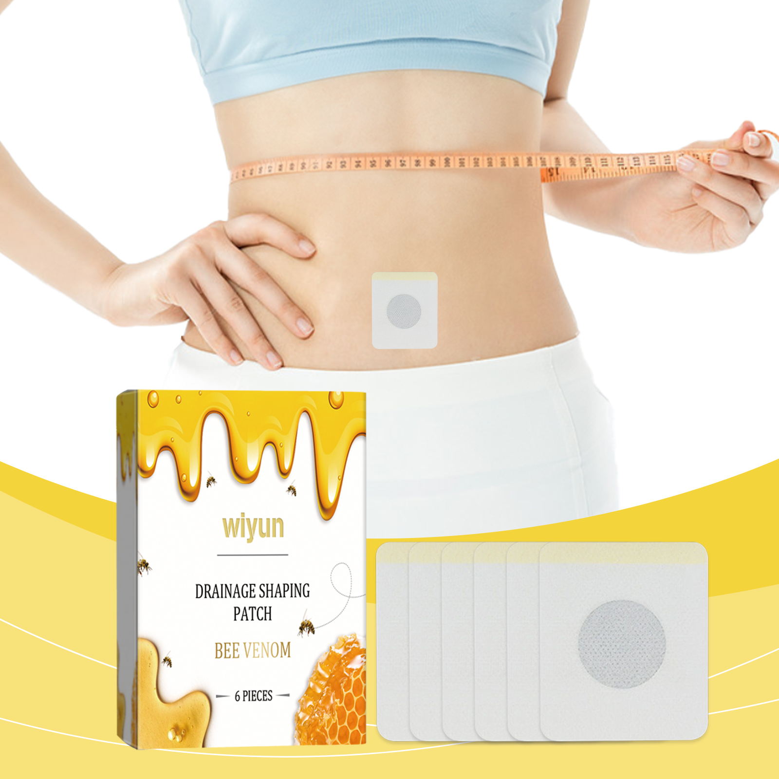 Wiyun Body Care Patch, Gently Shape And Show The Body Lazy Arm Waist Tight Skin Care Patch - Image 2