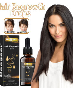 Alternative view of Googeer Hair Regrowth Drops, Repair Dry Hair Smooth Hair Solid Hair Thick Prevent Hair Loss