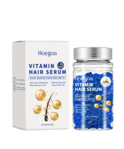 Hoegoa Vitamin Hair Care Essence Capsules, Nourish And Repair Frizzy Hair, Soft And Glossy Hair Care Capsules
