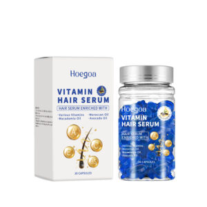 Hoegoa Vitamin Hair Care Essence Capsules, Nourish And Repair Frizzy Hair, Soft And Glossy Hair Care Capsules