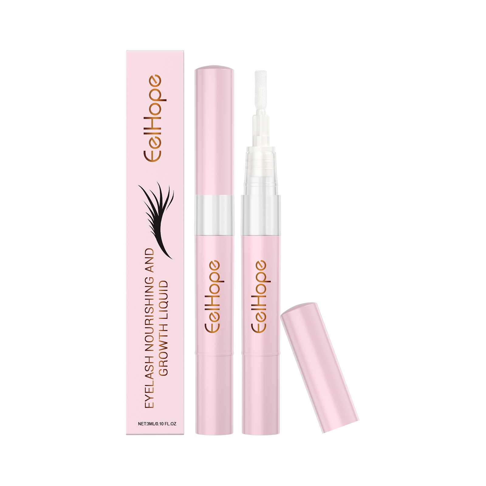 Eelhope Eyelash Care Liquid, Gentle Ingredients Natural Moisturizing, Moisturizing And Lustrous Portable Eyelash Care Es