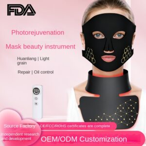 Alternative view of Photon facial rejuvenation mask beauty set with infrared therapy combination