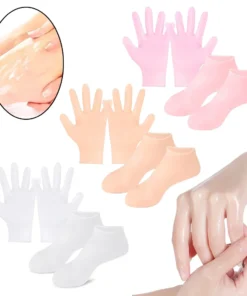 Alternative view of Silicone Socks Moisturizing Gel Socks Exfoliating and Preventing Dryness Spa Foot Care Tool Cracked Dead Skin Remove Protector