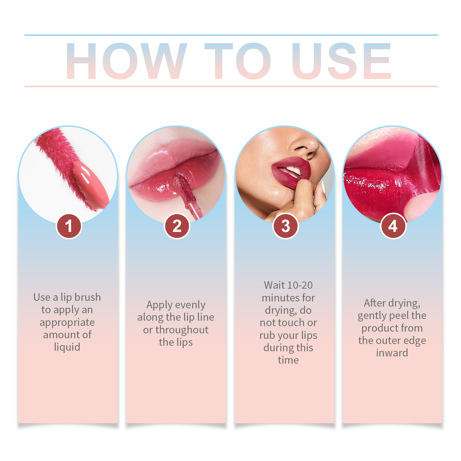 Lip-Line Peeling Liquid Is Waterproof, Sweat-Proof, Lightweight And Long-Lasting - Image 6