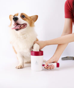 Pet Automatic Scrub-Free Cleaning Foot Into The Door To Wash Paws Dog Paws Electric Cup Dog Foot Washer