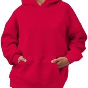Alternative view of Hoodies for Women Sweatshirt Women Sweatshirt Crop Hoodie Fleece Long Sleeve Pullover Tops Autumn Winter Clothes with Pockets, red, M  Amazon.de: Fashion