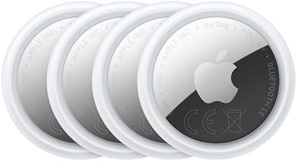 Apple AirTag (2nd Generation) 4 Pack Tracker for Keychain,