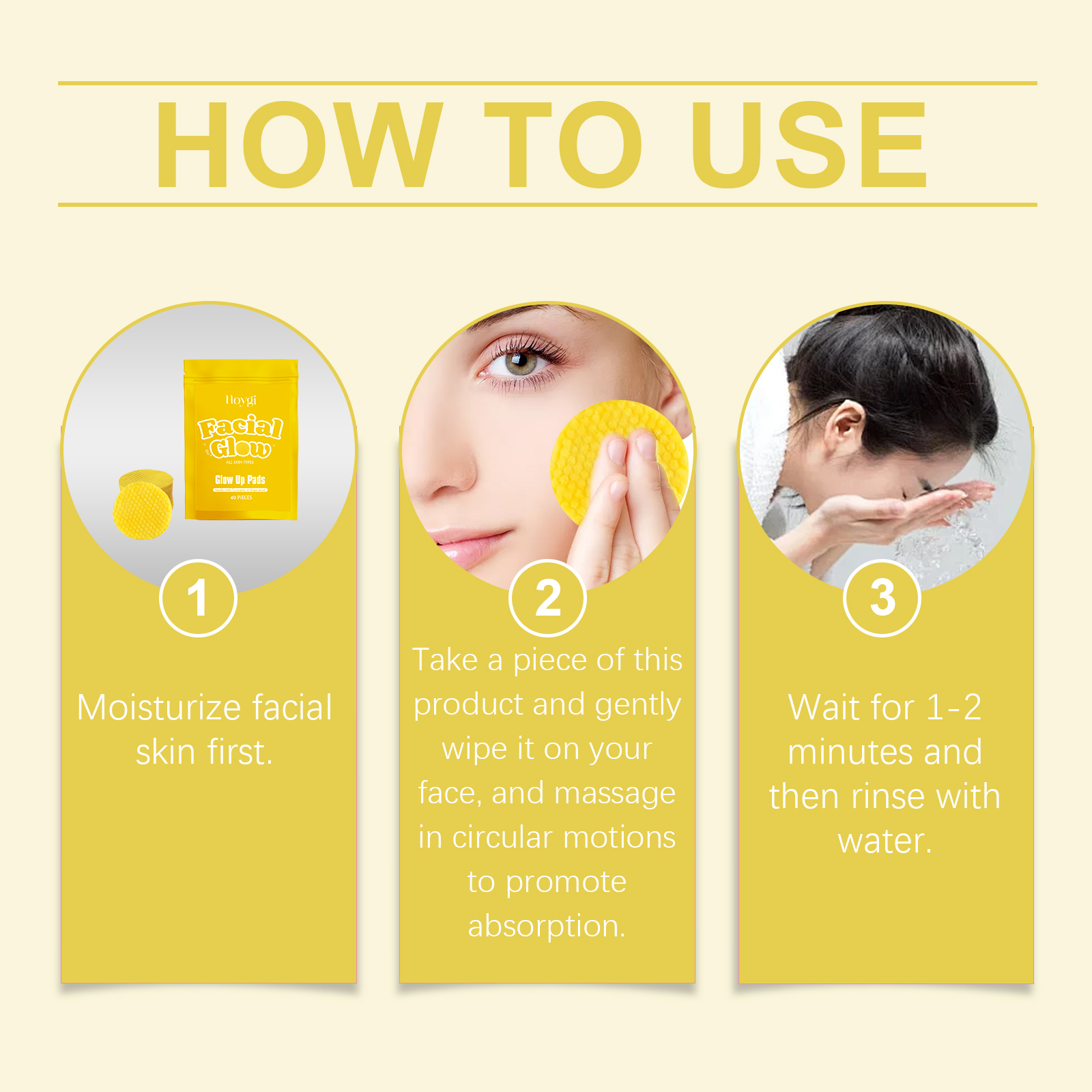 Turmeric Cleansing Pad Gently Cleanses Facial Skin, Improves Dull Skin, Cleanses, Soothes And Nourishes - Image 7