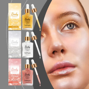 Alternative view of Body Glitter Oil, Facial Body Liquid Highlighter Moisturizer Easy To Apply Party Focus Brightening