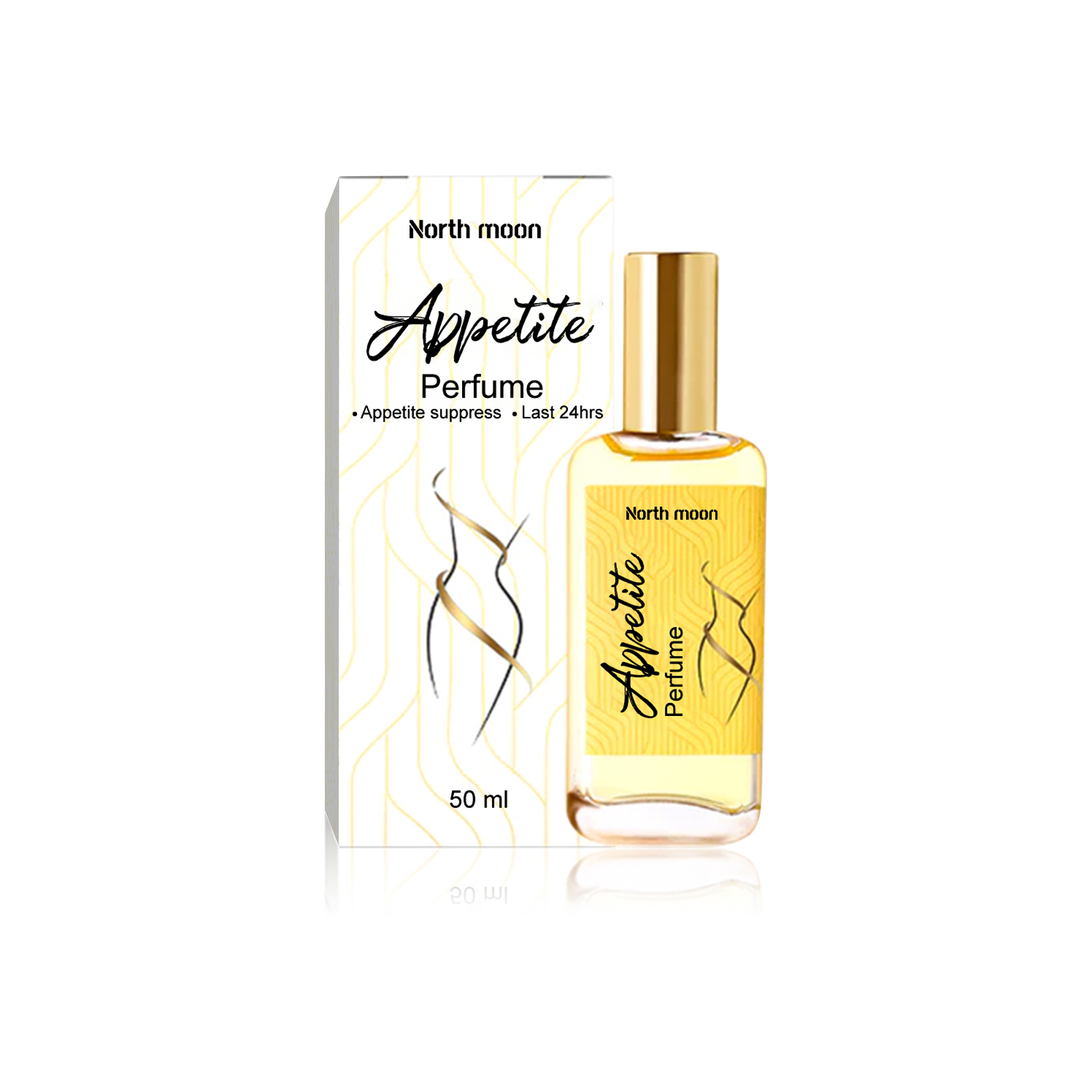 North moon Appetite Suppression Perpume, Light Fragrance Natural Fragrance Body Firming Skin Belly Bye Meat Slimming Spray - Image 2