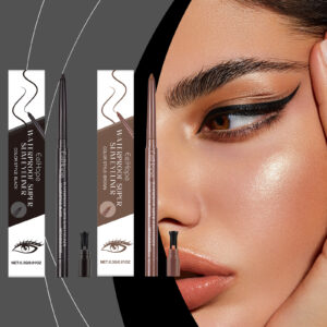 Alternative view of Color Eyeliner Daily Lasting Non-Fading Glue Eyeliner Smooth Smooth Eye Makeup Natural Color