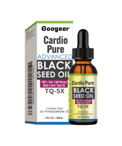 Googeer Cardio Pure Black Seed Oil, Body Maintenance Balance Blood Lipids Sugar Soothing Body Care Oral Drops