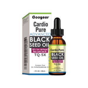Googeer Cardio Pure Black Seed Oil, Body Maintenance Balance Blood Lipids Sugar Soothing Body Care Oral Drops
