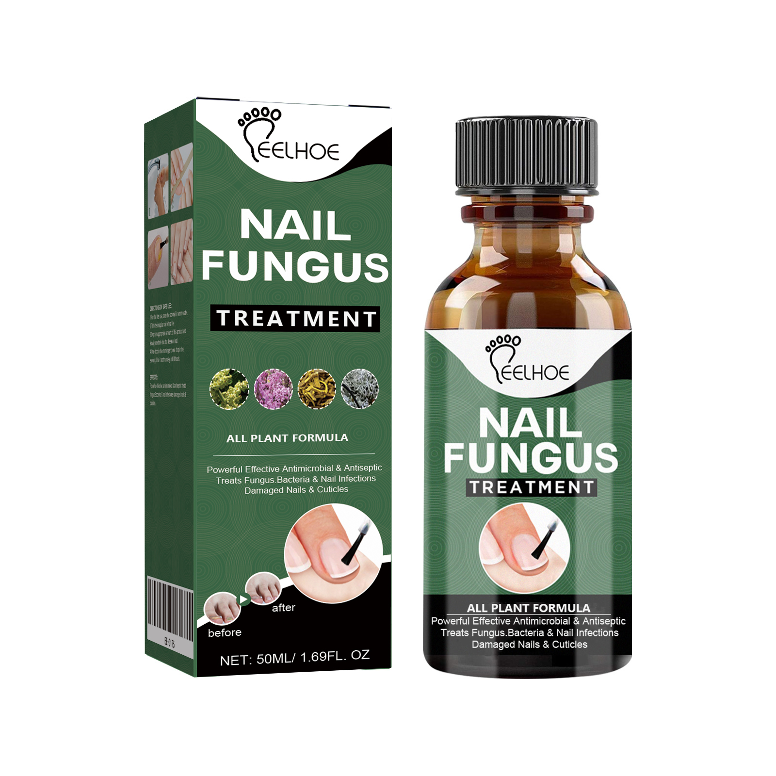 EELHOE Nail Care Liquid (30ml) Gentle Cleaning, Hydrating And Moisturizing Liquid For Thick And Soft Nails On The Surfac