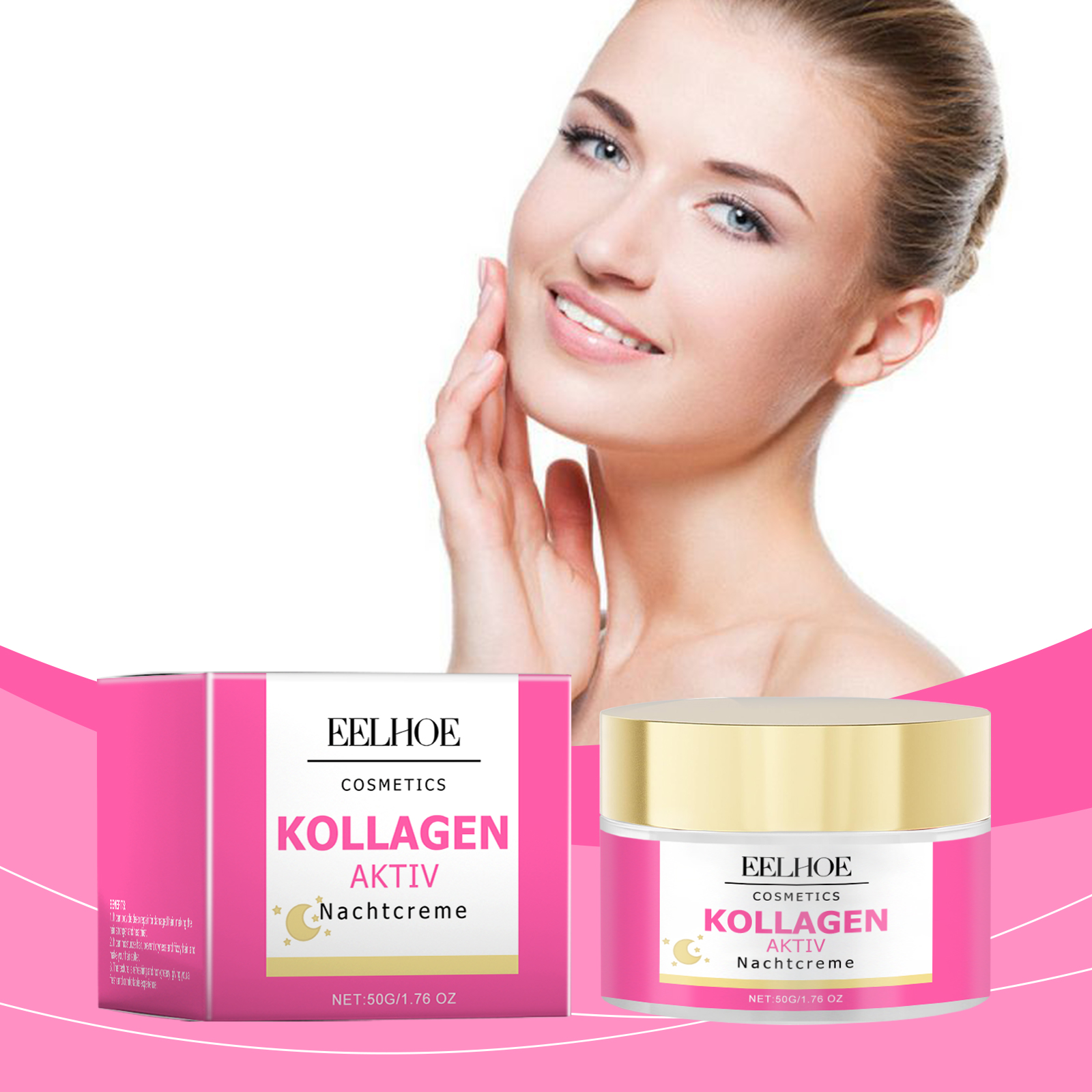 EELHOE Firming And Moisturizing Cream Moisturizes Facial Skin Moisturizing And Hydrating Repair Firming And Brightening Cream - Image 2
