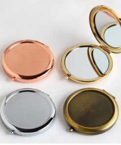 Mini Pocket Cosmetic Compact Mirror Foldable Double Sides Pocket Mirror Girl Beauty Tools