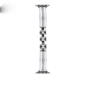 Alternative view of Curved metal strap suitable for Apple iWatch 11th generation 10/987