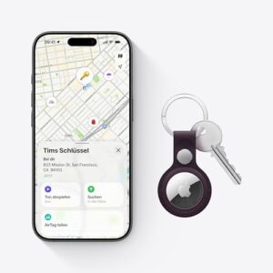 Alternative view of Apple AirTag (2nd Generation) 4 Pack Tracker for Keychain,