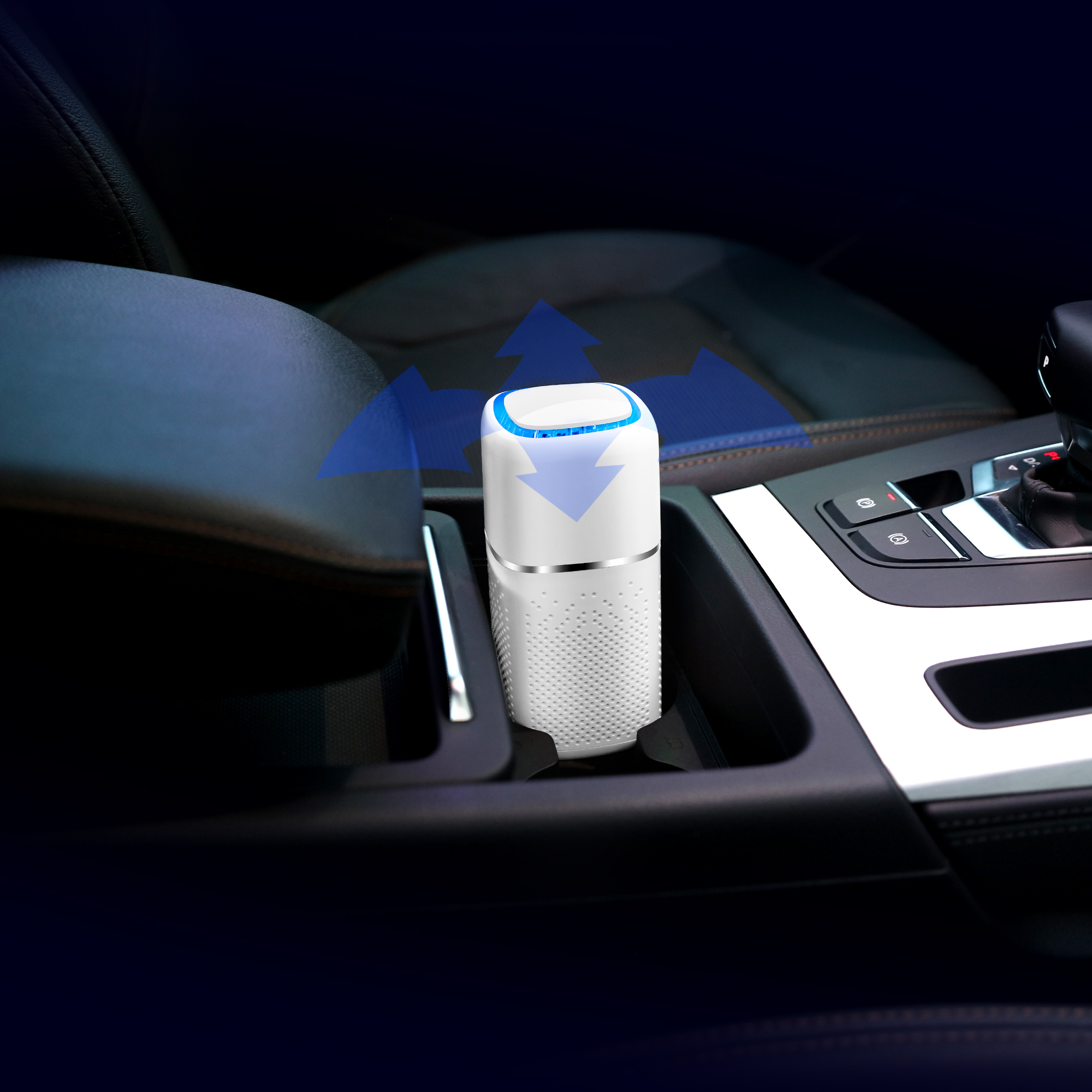 Car Air Purifier Desktop Oxygen Bar Purifier Smoke Removal And Dust Removal UV Ultraviolet Disinfection And Sterilizer Gift