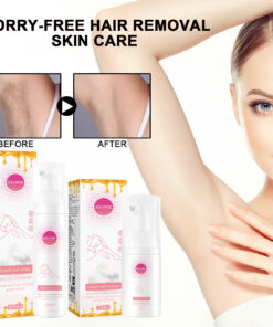 Alternative view of EELHOE Honey Mousse Hair Removal Spray, Full Body Hair Removal Armpit Hair Leg Hair Foam Mild Skin Friendly Does Not Stimulate