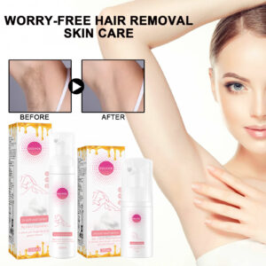 Alternative view of EELHOE Honey Mousse Hair Removal Spray, Full Body Hair Removal Armpit Hair Leg Hair Foam Mild Skin Friendly Does Not Stimulate