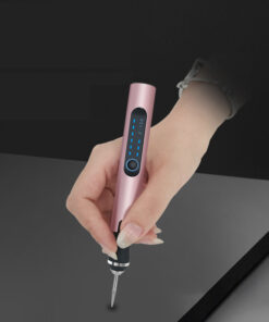 Alternative view of Mini Electric Grinder Lithium Battery Nail Art Engraving Polishing Grinder Hardware Tools Electric Small Grinder