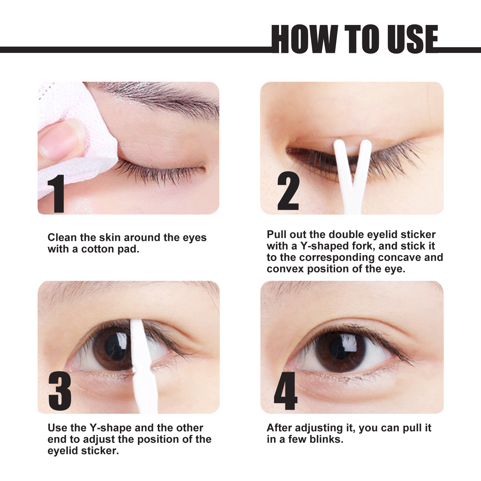 West&Month Double Eyelid Styling, Invisible Glue-free Natural Mesh Is Sticky When It Meets Water Lace Olive Type - Image 6