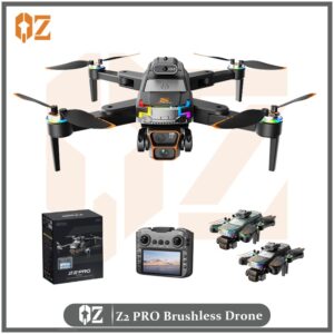 Alternative view of Z2 PRO Drone with Screen Controller, Dual Camera Optical Flow Positioning HD Aerial Photography, Long Battery Life