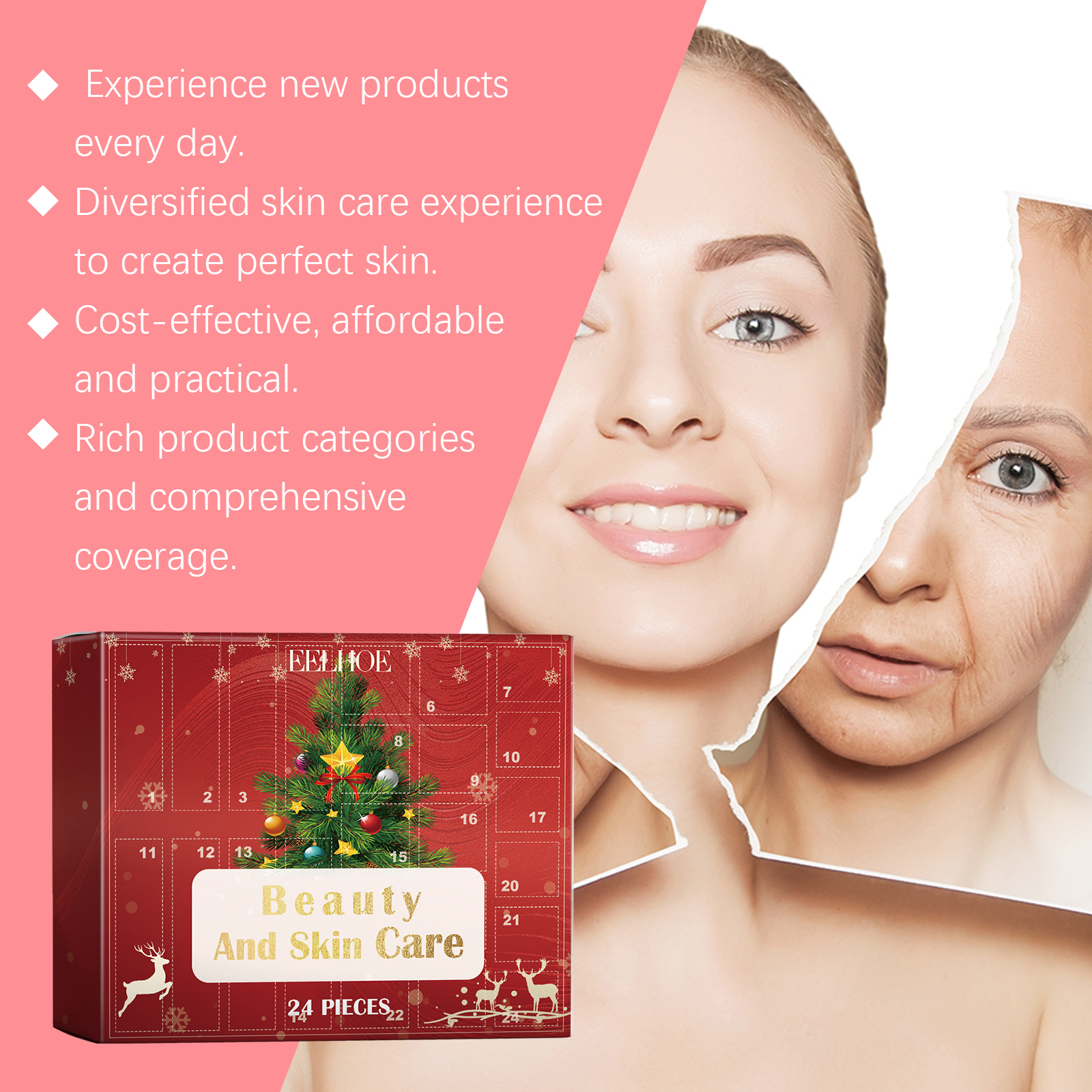 24 Grid Beauty Blind Box, Moisturizing And Moisturizing Beauty Surprise 24 Grid Beauty Skin Care Blind Box - Image 5
