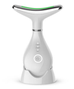 EMS Neck & Face Lifting Machine Skin Tightening Massager 3 Color LED Photon Facial Wrinkle Remover Newest Neck Beauty Device