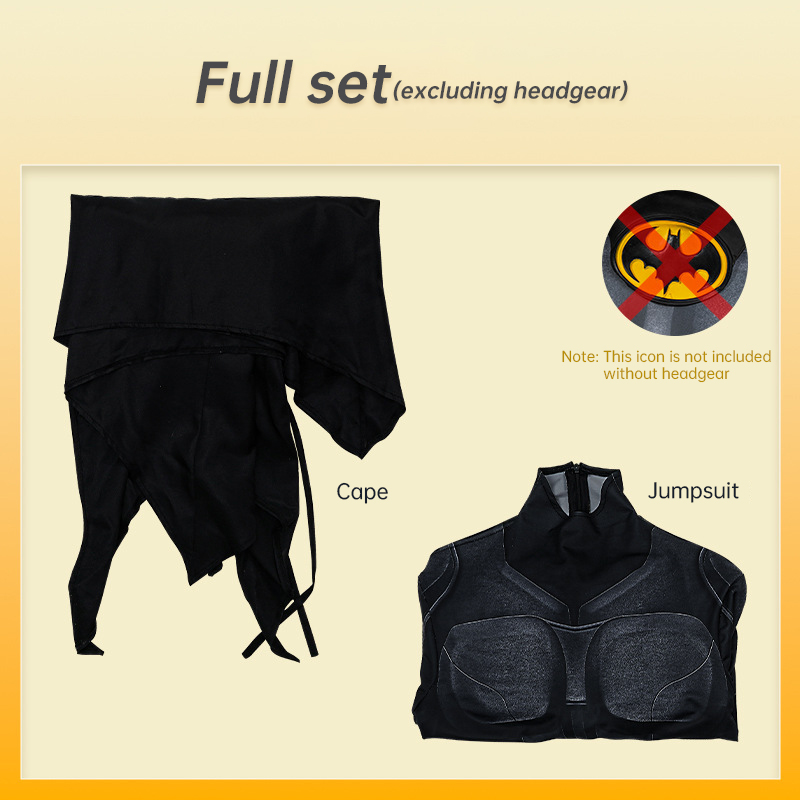 Hero Armor Outfit Michael Keaton Bruce Cosplay Costume Black Leather Jumpsuit Boots Cowl Full Set Halloween Suit Custom - Image 11