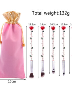 Alternative view of Midi Fox Rose Makeup Brush Tool Little Prince Around Beauty and the Beast Valentine's Day Gift