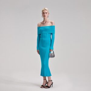 Alternative view of Early Autumn Navy Blue Fashion Airy Jumpsuit Collar High Quality Jersey  Birthday Dress for Women Free Shipping