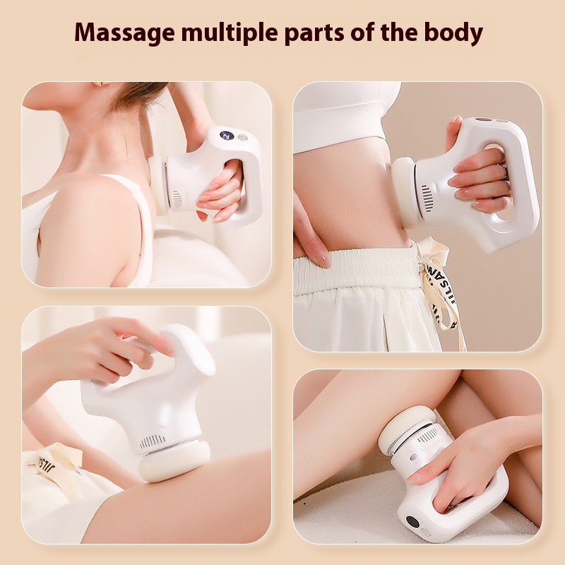 Fat pushing machine, handheld portable massager, massage stick, neck, waist, shoulder kneading, fascia gun, body beauty device - Image 3