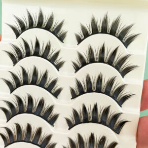 Alternative view of Cartoon Bushy Black Terrier Big Devil False Eyelashes Whole Piece Barbie Eyelashes Natural Little Devil