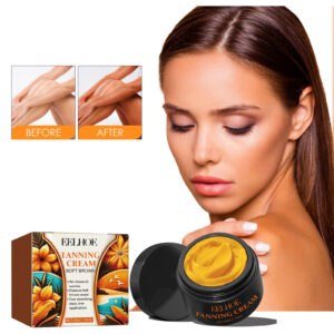 Alternative view of EELHOE Tanning Cream, Outdoor Beach Tanning Help Wheat Tan Moisturizing Black Lotion