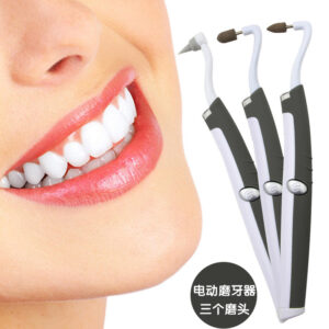 litpackLED sonic vibration electric teeth grinder polishing tooth cleaner removes dental plaque
