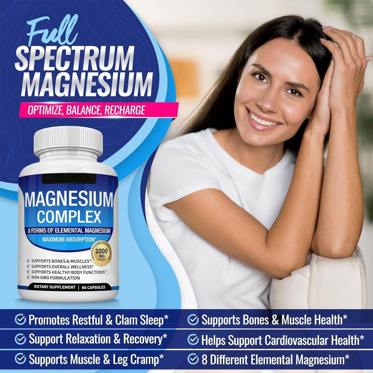 Glycine Magnesium Capsules 90Pills OEM - Image 2