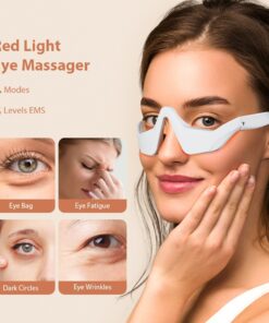 Alternative view of Microcurrent Massaging Eye Beauty Device with EMS and Red Light for Eye Massage and Dark Circle Reduction