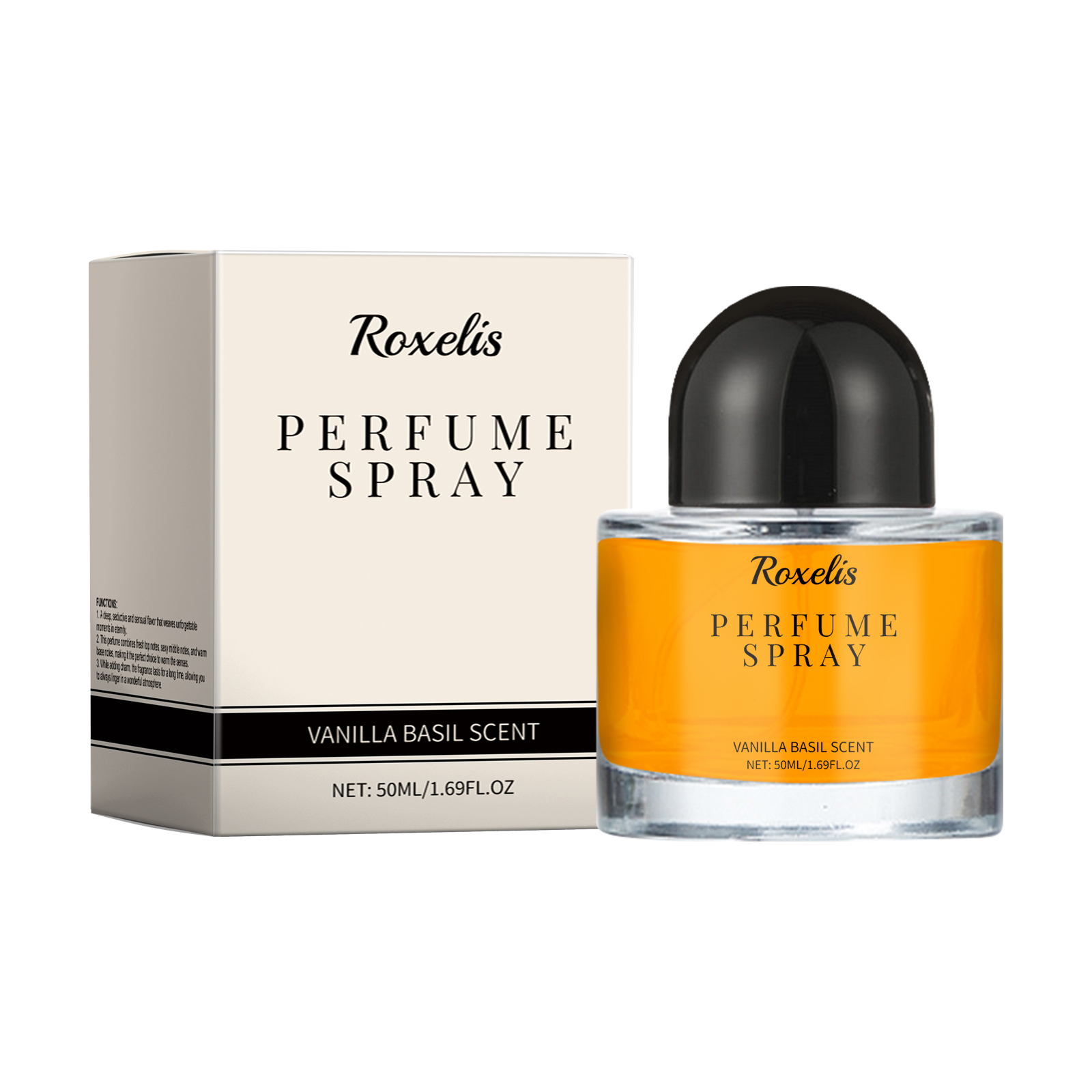 Vanilla Basil Perfume Mild Niche Vanilla Light Fragrance Stay Fragrance Lasting Dating Charm Natural Light Elegant Perfu