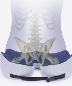 Alternative view of Chair Hip Cushion Hemorrhoids Cushion Fart Cushion Breathable Cushion Thick Office Long Sitting Memory Cotton Cushion