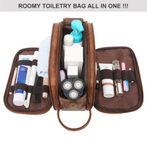Alternative view of Men's Toiletry Bag Travel Organizer Cosmetic Bag
