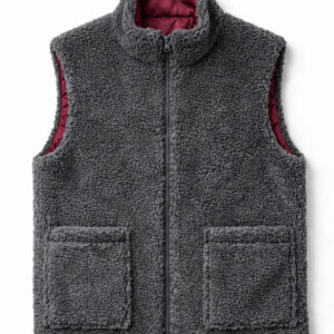 Woolen Unisex Vest - Dark grey