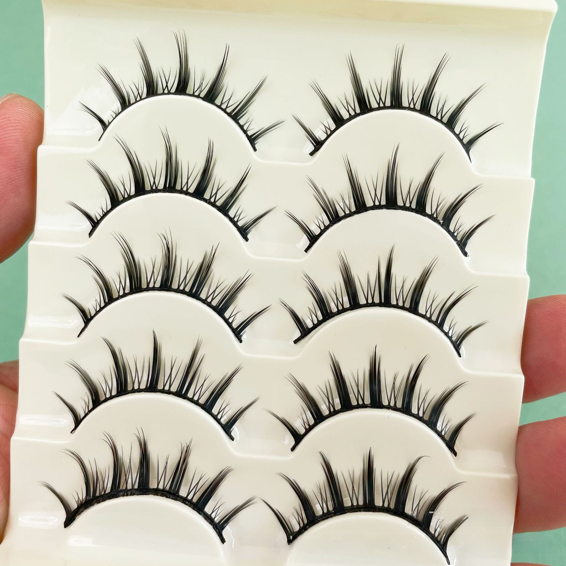 Cartoon Bushy Black Terrier Big Devil False Eyelashes Whole Piece Barbie Eyelashes Natural Little Devil - Image 3
