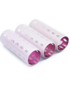 Thickened Colorful Aluminum Core Curling Barrels, 3x9cm Self-Adhesive Seamless USB Curling Rolls for Fluffy and Inward Curled Bangs